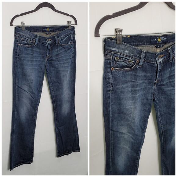 Lucky Brand Blue Jeans Legend Zoe Boot Jeans Size 4 / 27 ~ Casual Streetwear - Picture 3 of 14